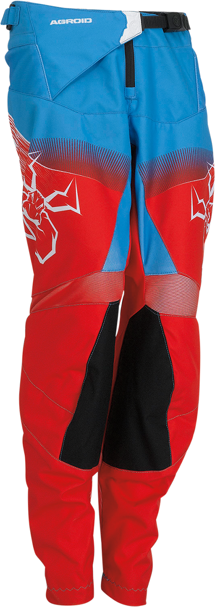 Youth Agroid Pants - Red/White/Blue - 28