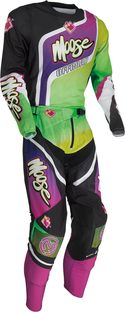 MOOSE RACING Sahara Pants - Purple/Green - 36 2901-10414