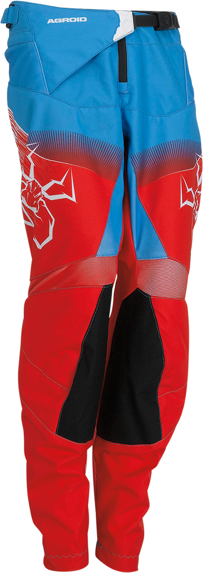 MOOSE OFFROAD Youth Agroid Pants - Red/White/Blue - US 22 2903-2269