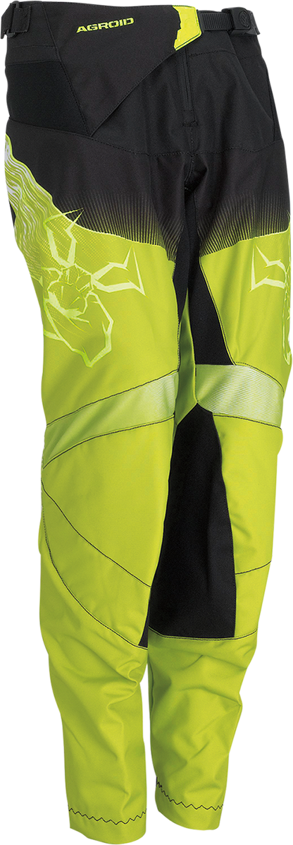 MOOSE OFFROAD Youth Agroid Pants - Hi-Vis/Black - US 28 2903-2284