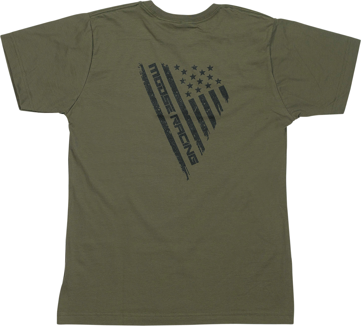 MOOSE OFFROAD Youth Salute T-Shirt - Olive - Large 3032-3696