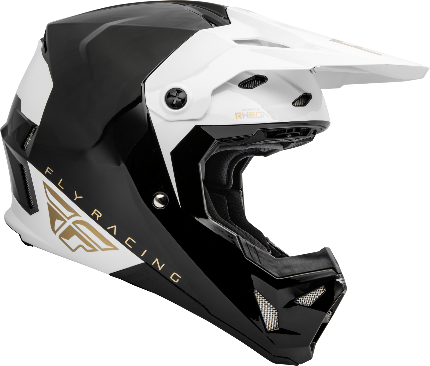 Formula Cp Slant Helmet Black/White/Gold Md