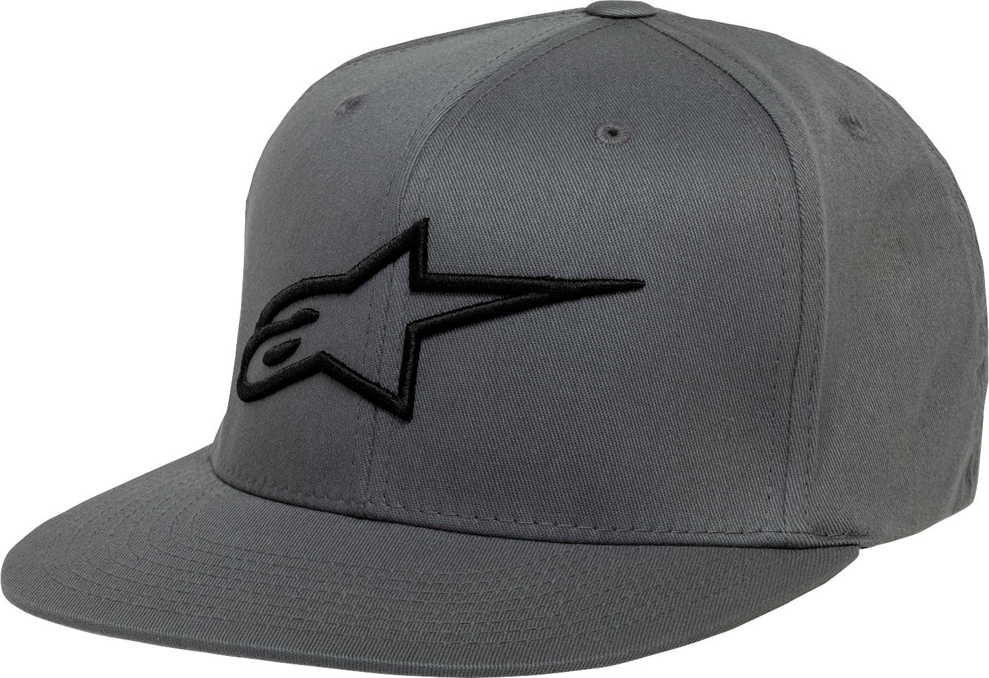 ALPINESTARS Ageless Flat Bill Hat - Charcoal/Black - Large/XL 1035810151810LX
