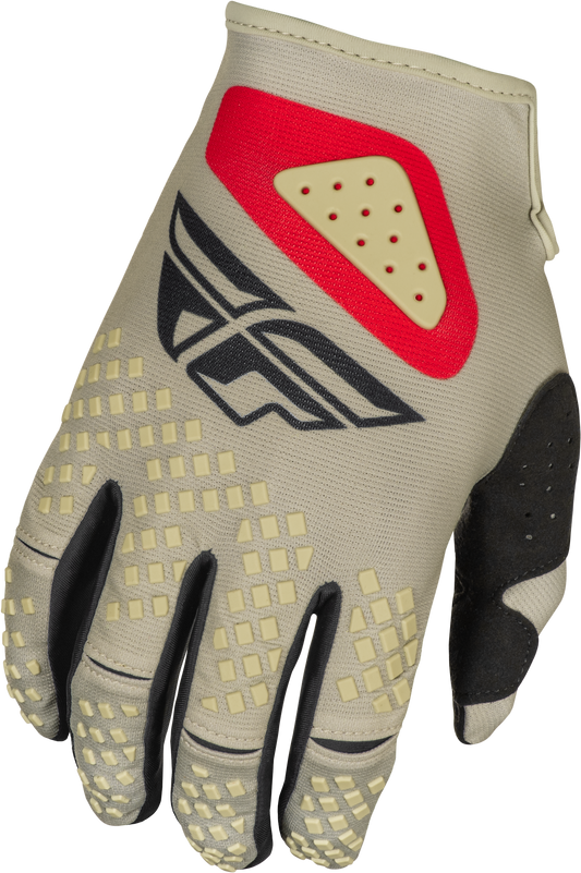 Kinetic Sym Gloves Light Grey/Red/Black 3x