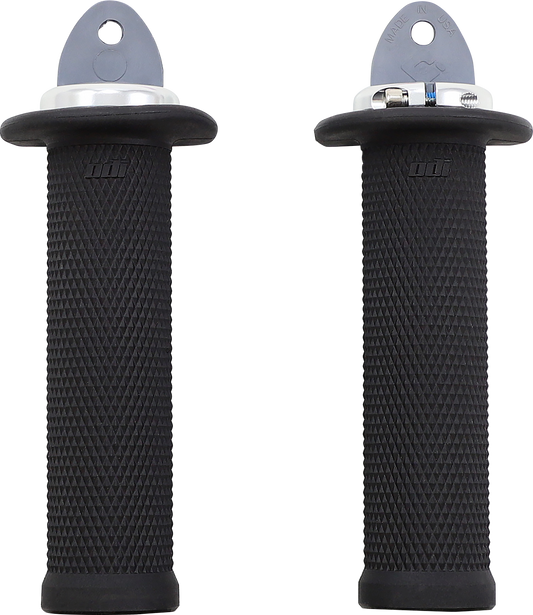 ODI Grips - Ruffian - ATV/PWC - Black/Silver J33RFB-S