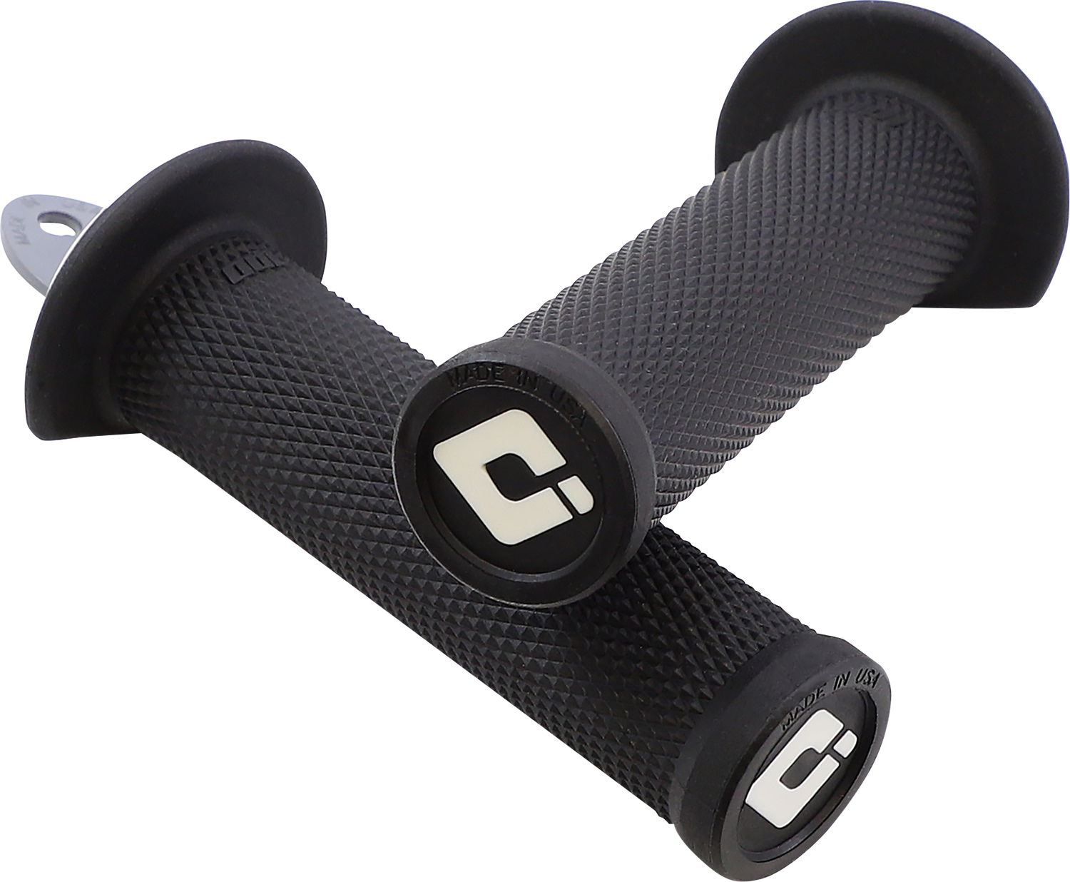 ODI Grips - Ruffian - ATV/PWC - Black/Silver J33RFB-S