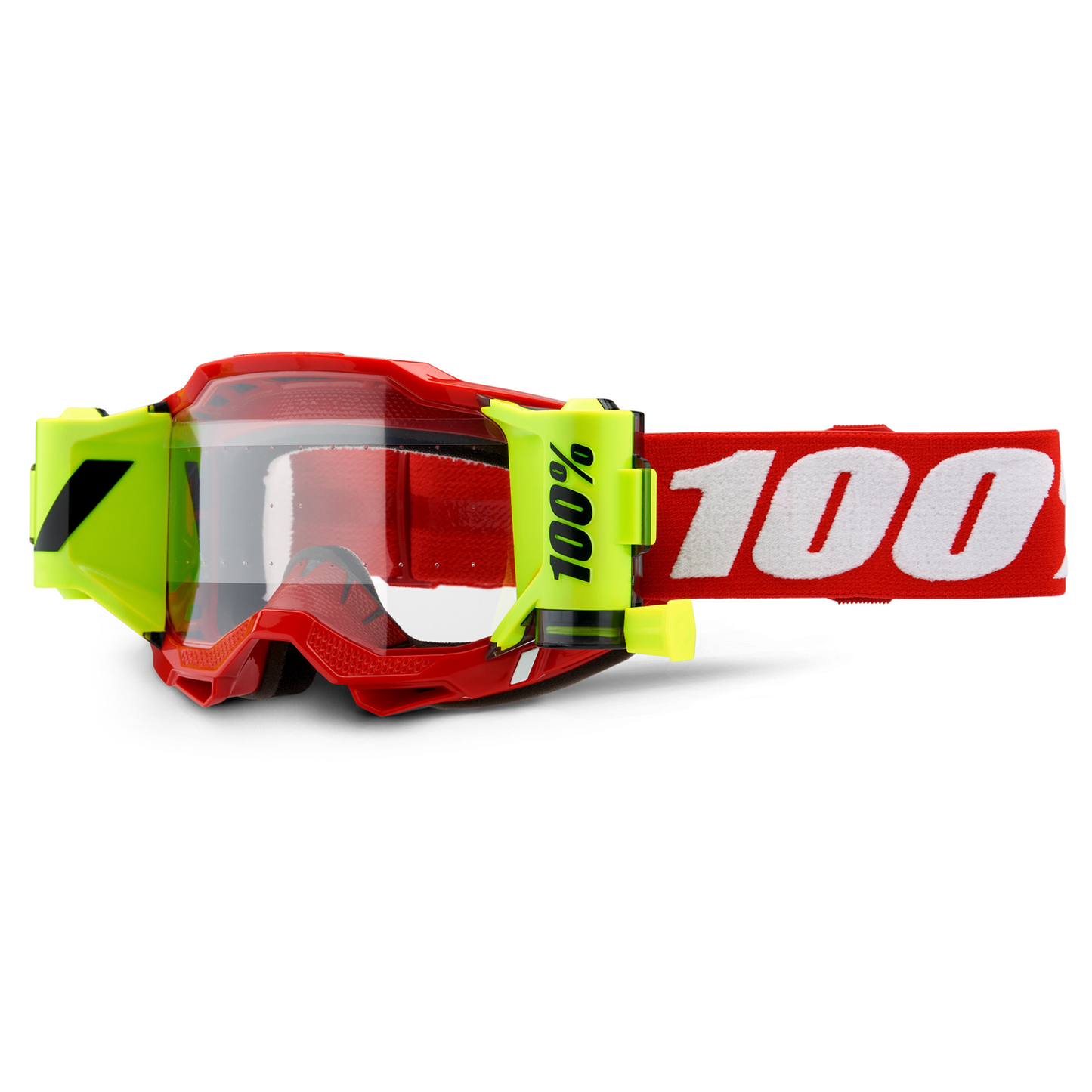 100% Accuri 2 Forecast Goggles - Neon Red - Clear 26013300