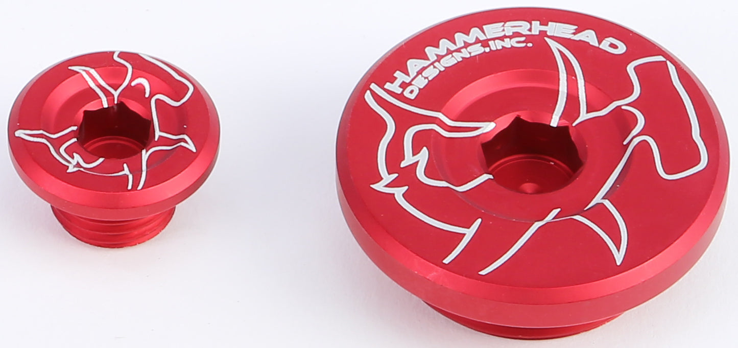 Engine Plugs Red Rmz250 '07 13 Rmz450 '05 13
