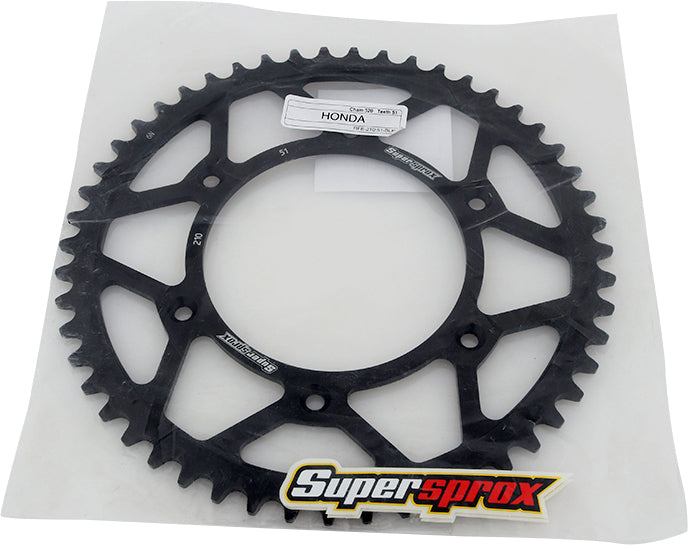 Rear Sprocket Steel 51t 520 Blk Hon