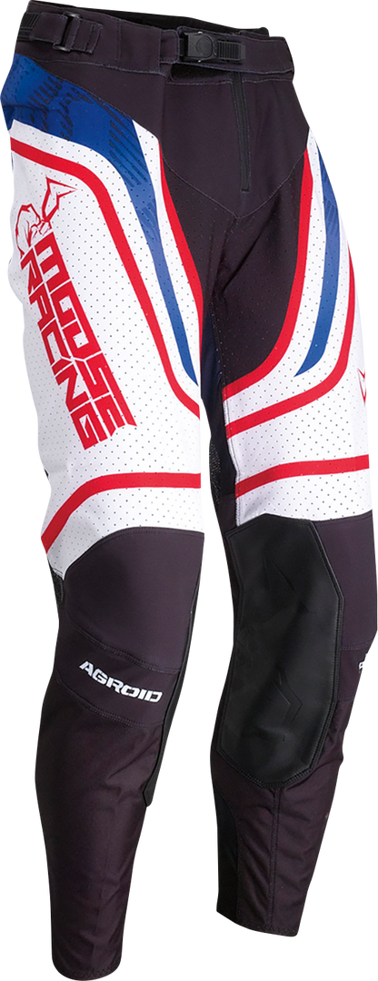 MOOSE OFFROAD Agroid Pants - Red/White/Blue/Black - US 32 2901-10685
