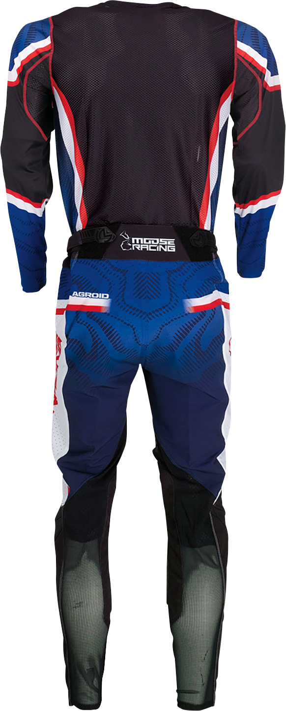 MOOSE OFFROAD Agroid Jersey - Red/White/Blue/Black - XL 2910-7405