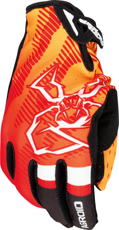 MOOSE OFFROAD Agroid* Pro Gloves - Orange - Large 3330-7580