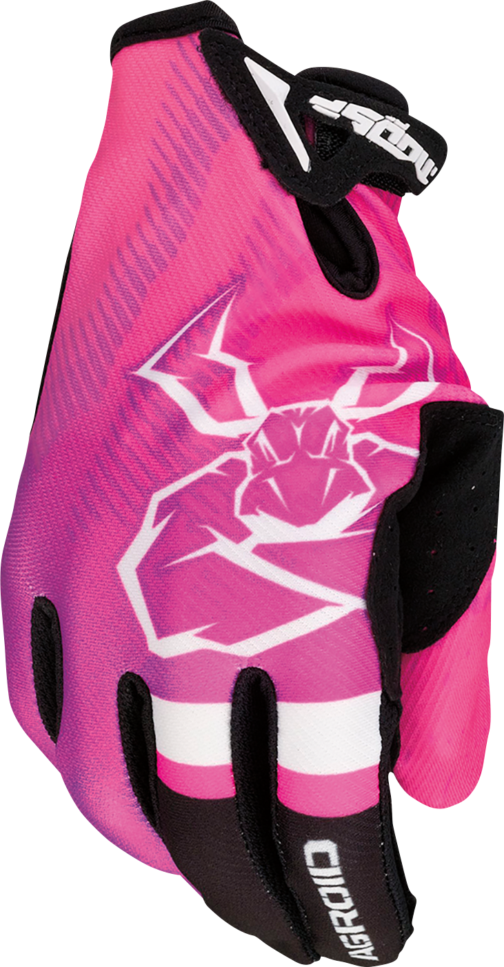 MOOSE OFFROAD Agroid* Pro Gloves - Pink - Medium 3330-7603