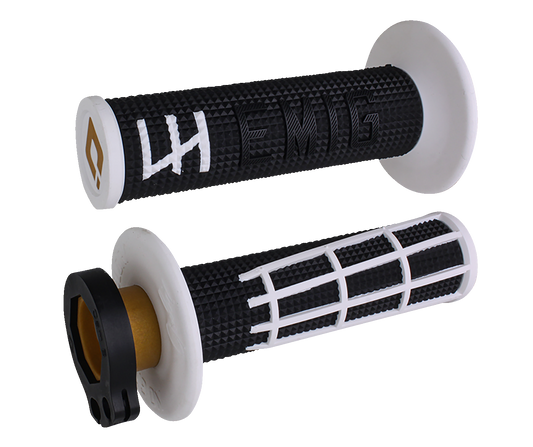 ODI Grips - Emig 2.0 - Black/White H36E2BW