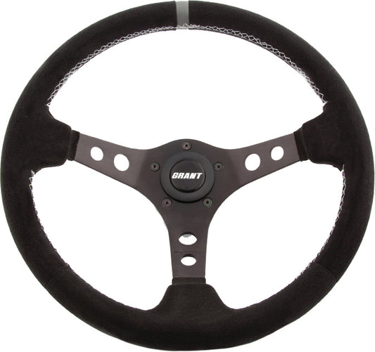 Suede Series Steering Wheel Black/Grey