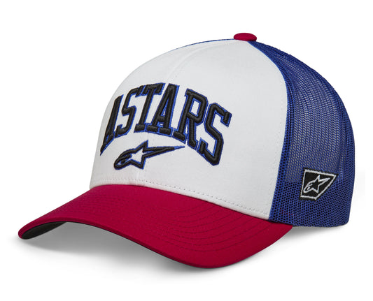 Dunker Trucker Hat White/Red/Blue