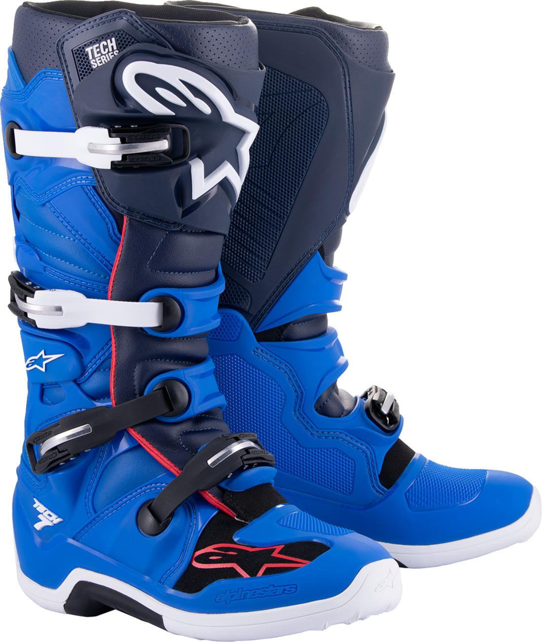 ALPINESTARS Tech 7 Boots - Blue/Red/Navy - US 10 Size