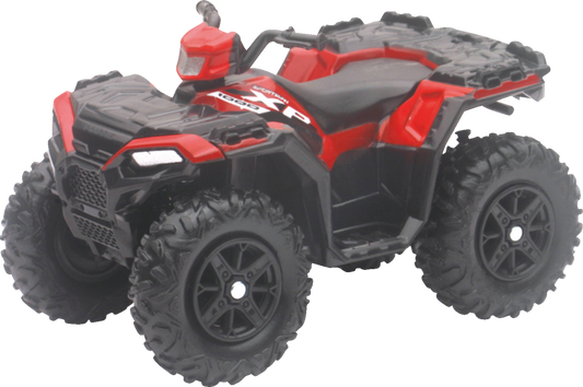 NEW RAY TOYS Mini Polaris Sportsman XP1000 - 1:12 Scale - Black/Red 07363