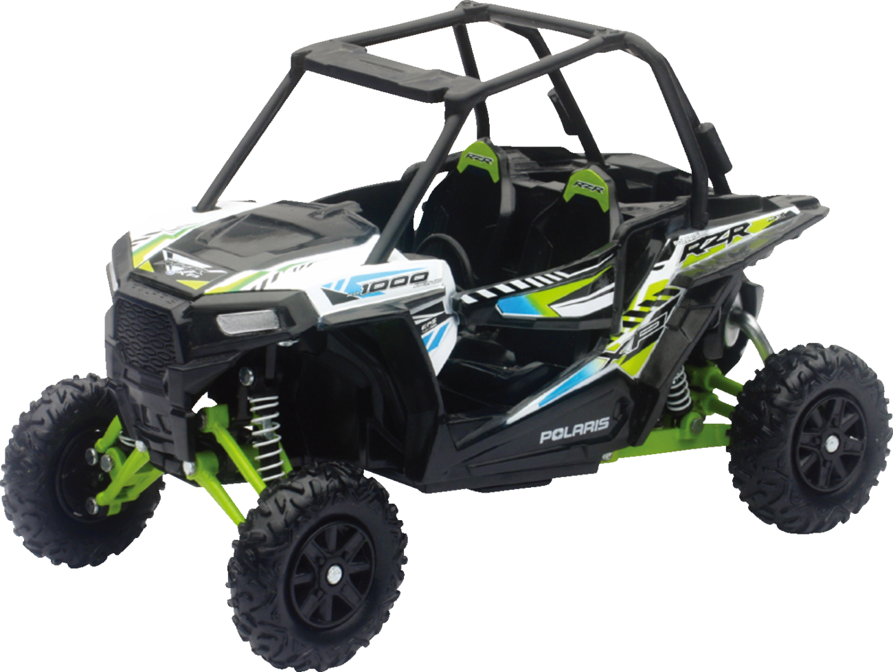 NEW RAY TOYS Polaris RZR XP 1000 - 1:18 Scale - White Lightning 57593C
