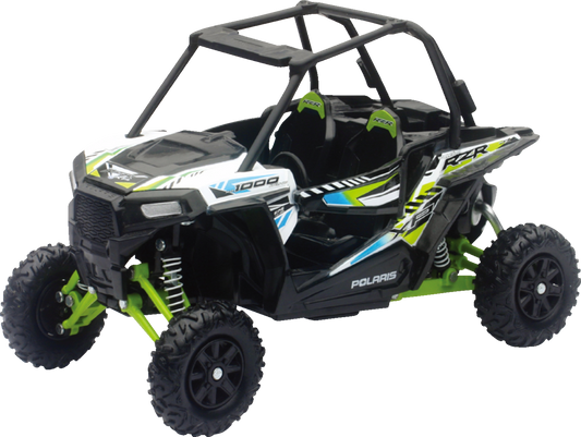 NEW RAY TOYS Polaris RZR XP 1000 - 1:18 Scale - White Lightning 57593C