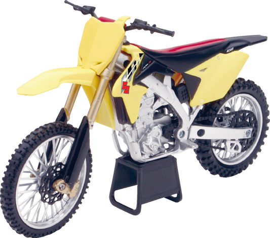New Ray Toys Suzuki RM-Z 450 Dirt Bike - 1:12 Scale - Yellow/Black 57643