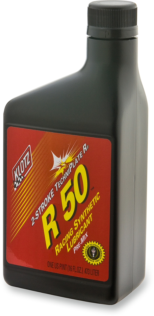 KLOTZ OIL R-50 Racing TechniPlate? Synthetic 2-Stroke Premix Oil - 1 US pint KL-102