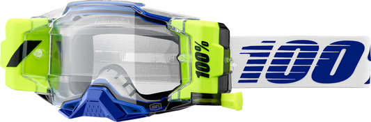 100% Armega Forecast Goggle - Blue branding