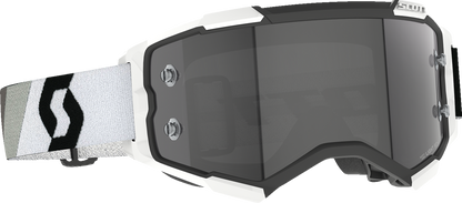 SCOTT Fury LS Goggle - Premium Black/White - Light Sensitive - Gray Works Lens 272827-7702327