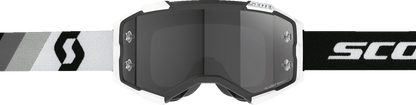 SCOTT Fury LS Goggle - Premium Black/White - Light Sensitive - Gray Works Lens 272827-7702327