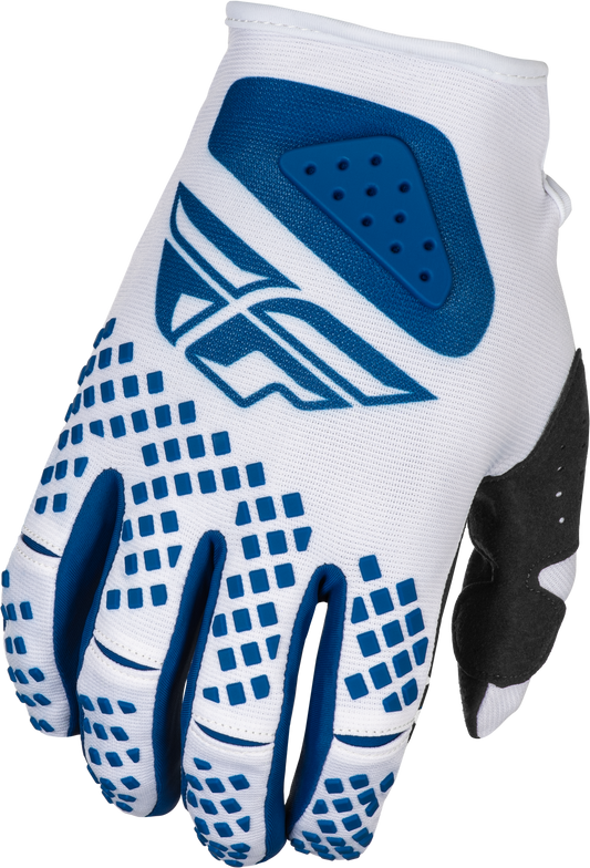 Kinetic Center Gloves White/Navy Sm