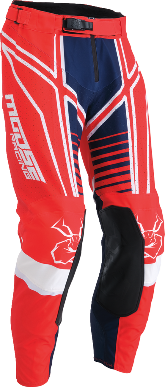 MOOSE RACING Agroid Pants - Red/White/Blue - US 38 2901-10910