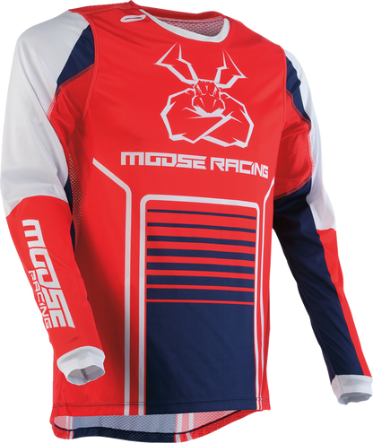 MOOSE RACING Agroid Jersey - Red/White/Blue - 2XL 2910-7504