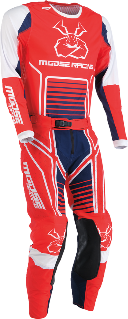 MOOSE RACING Agroid Jersey - Red/White/Blue - 2XL 2910-7504