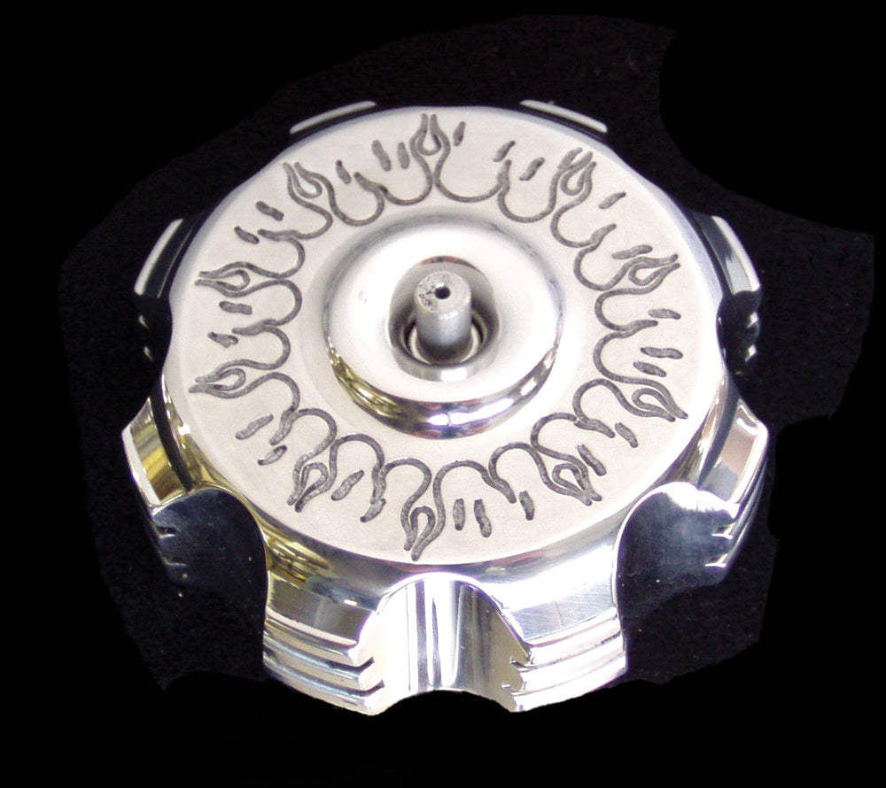 Billet Gas Cap (Flames)