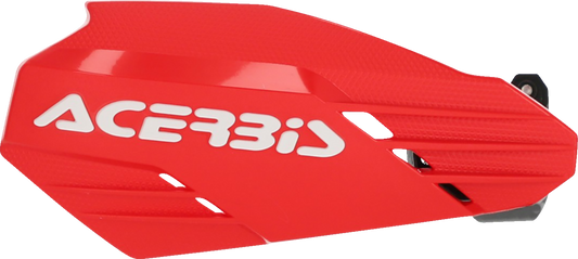ACERBIS Linear Handguards - Red/White 2981351005