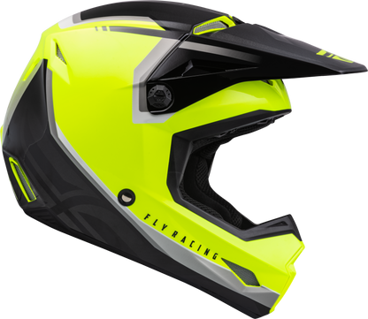 Youth Kinetic Vision Helmet Hi Vis/Black Yl