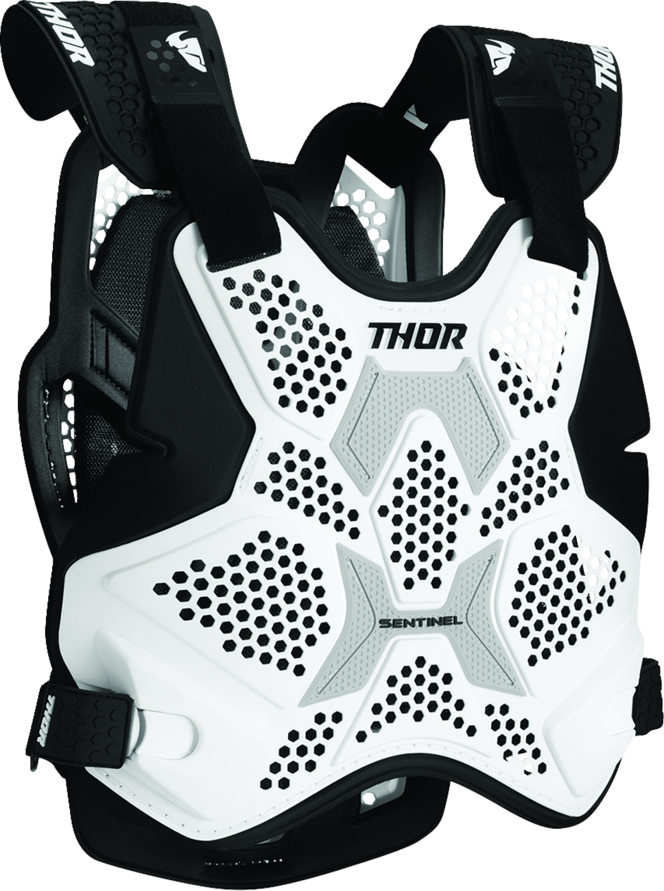 Thor Sentinel Pro Chest and Back Guard with White colors