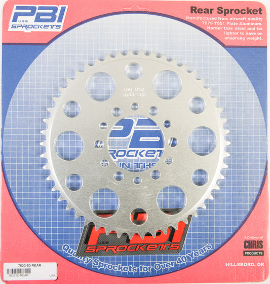 Rear Sprocket Aluminum 50t 428 Yam