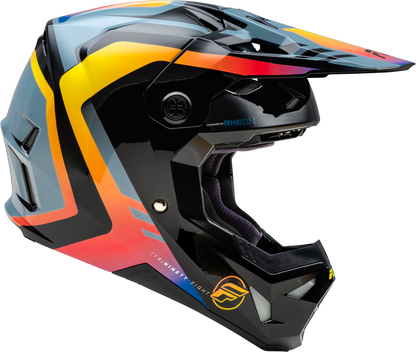 Yth Formula Cp Krypton Helmet Grey/Black/Electric Fade Yl
