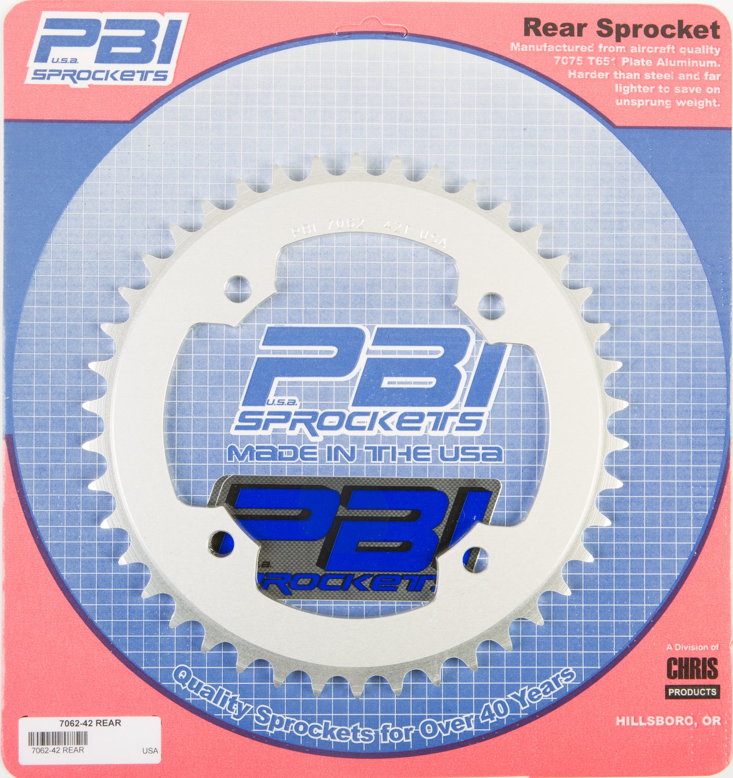 Rear Sprocket Aluminum 42t 520 Yam