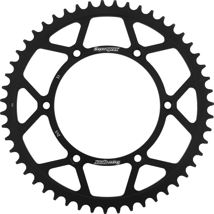 Rear Sprocket Steel 51t 520 Blk Yam