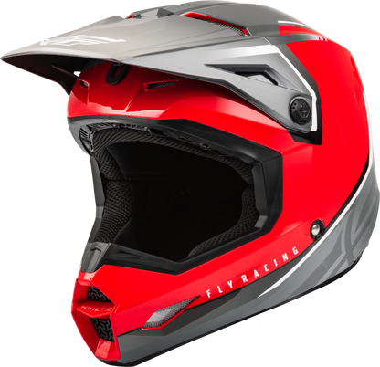 Youth Kinetic Vision Helmet Red/Grey Yl