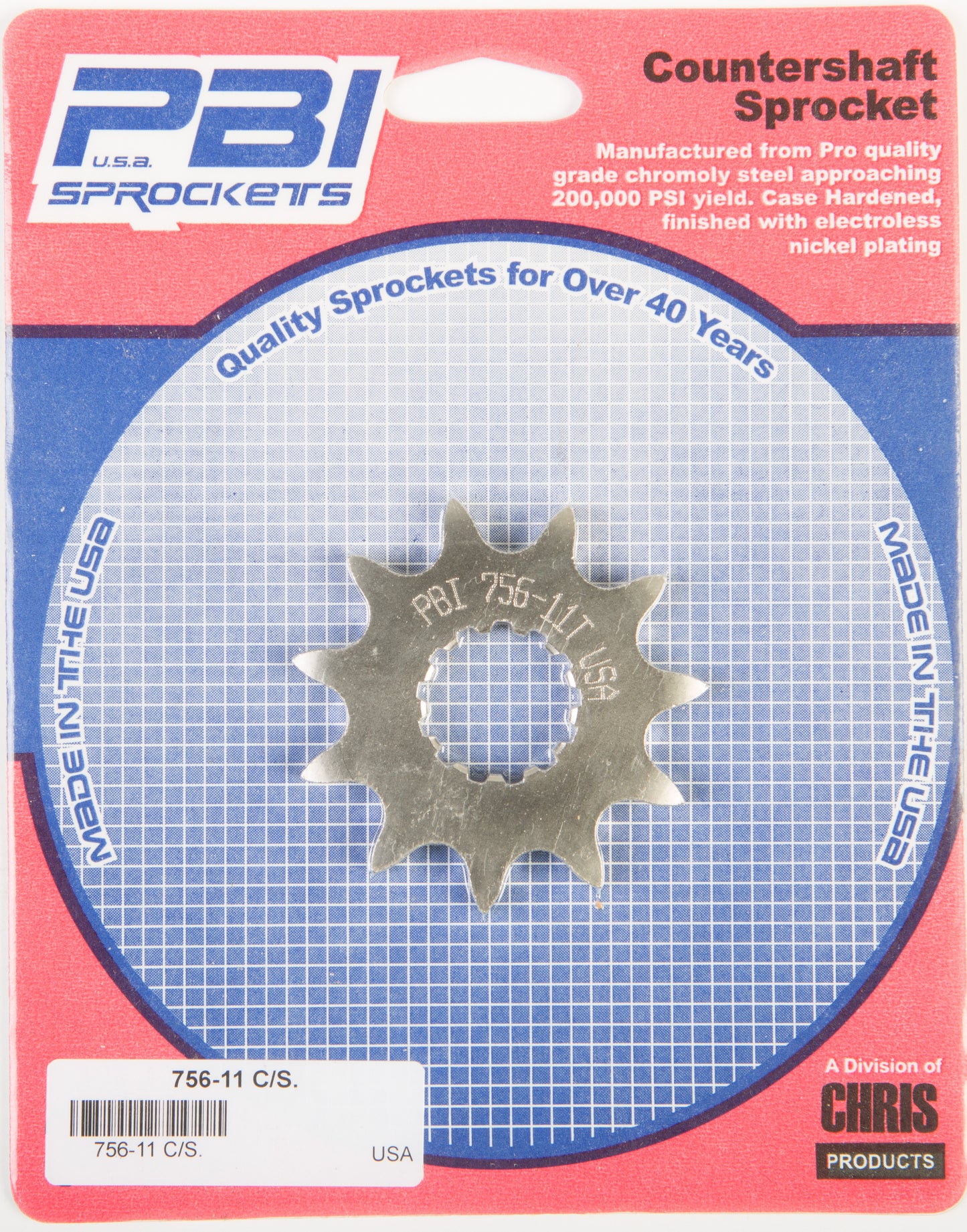 Front Cs Sprocket Steel 11t 520 Kaw/Suz/Yam