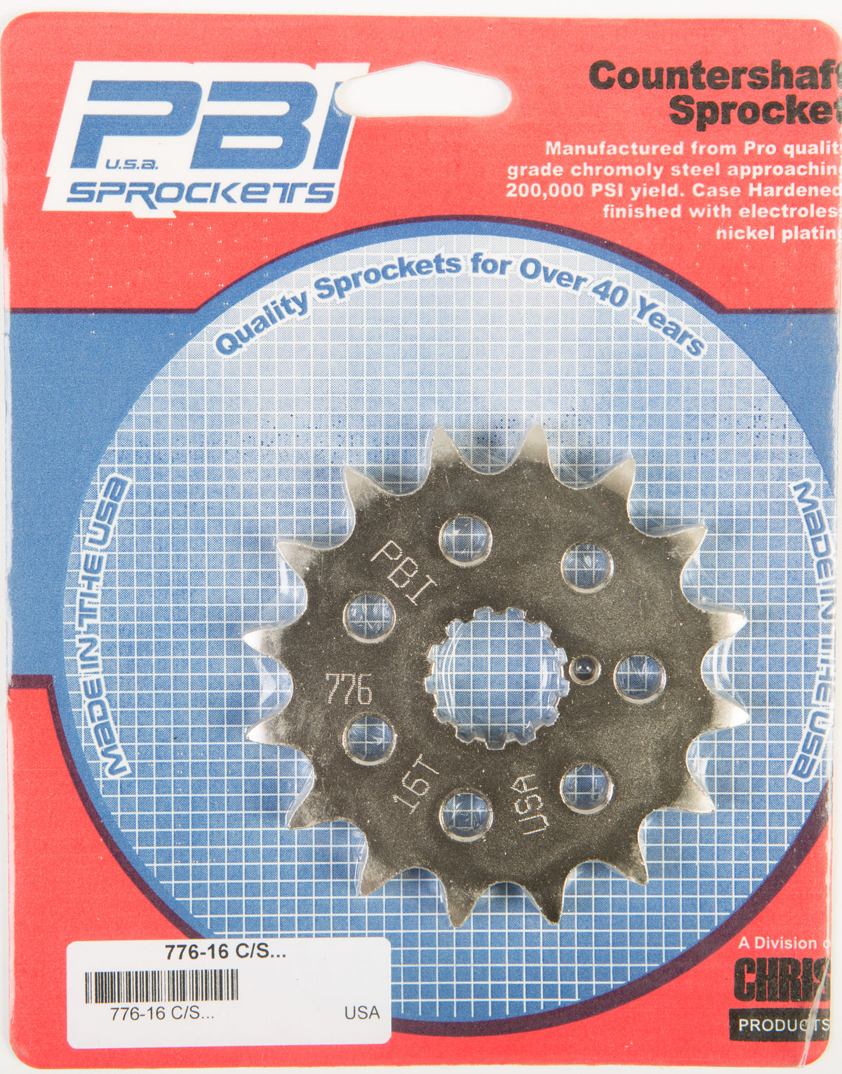 Front Cs Sprocket Steel 16t 530 Kaw/Suz/Yam