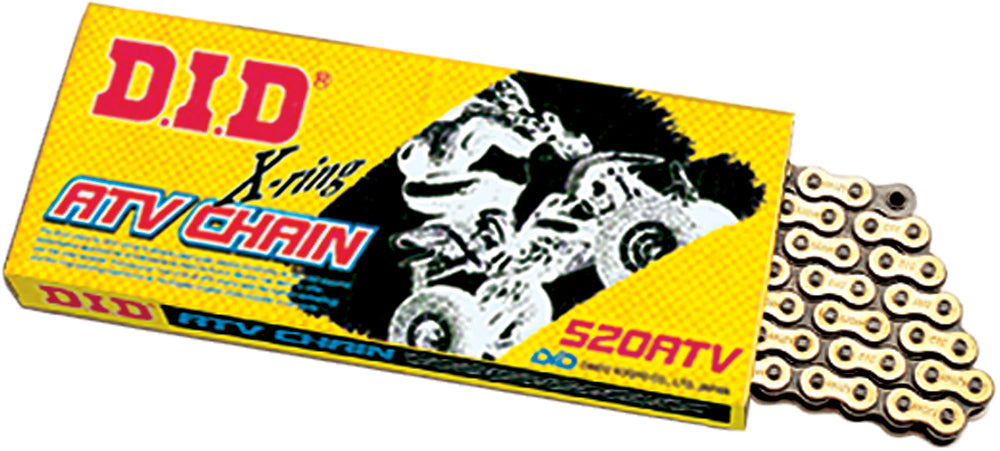 Atv Racing 520atv 120 X Ring Chain (Gold)
