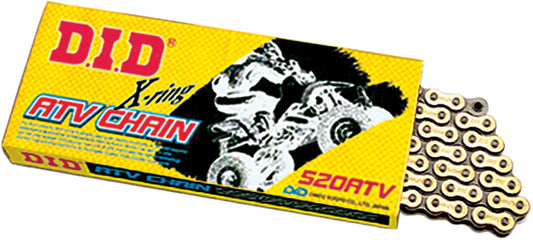 Atv Racing 520atv 120 X Ring Chain (Gold)