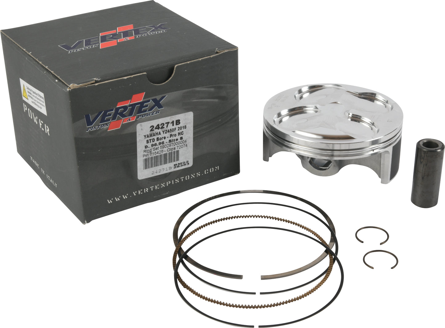 Piston Kit Hc Forged 96.96/Std 14.6:1 Yam