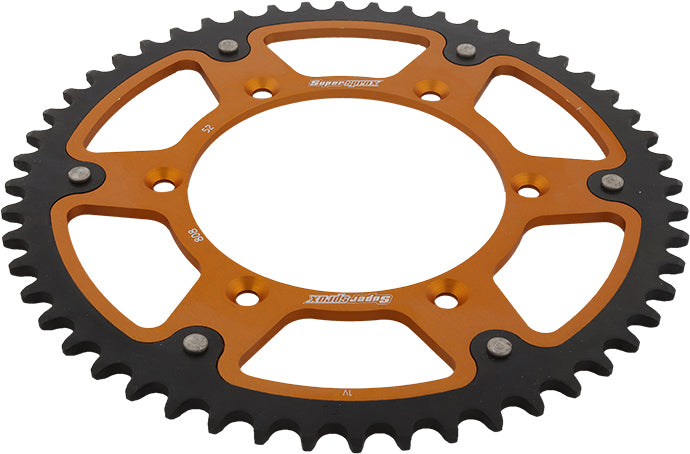 Rear Stealth Sprocket Alu/Stl 52t 520 Gld Kaw/Suz