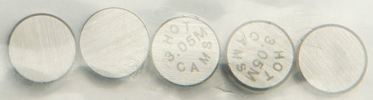 Valve Shims 7.48x3.05mm 5/Pk