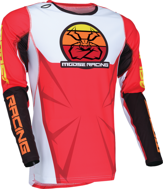 MOOSE RACING Agroid Jersey - Red/Black/White - Medium 2910-7912